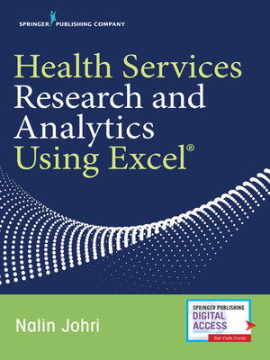 cover image of Health Services Research and Analytics Using Excel